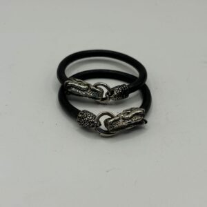 Pulseras Piel Cabeza Dragon