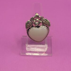 Anillo Corazón Blanco