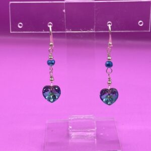 Aretes Corazón Cristal