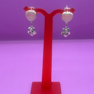 Aretes Corazón Ágata