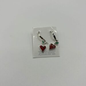 Arracadas Corazón Ópalo