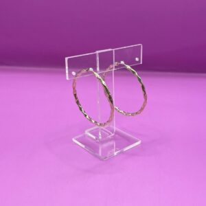 Arracadas Martillada 4.5cm