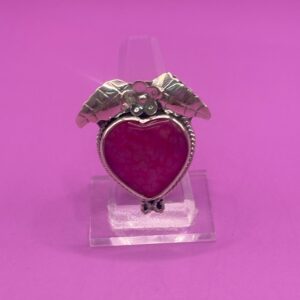Anillo Corazón rosa